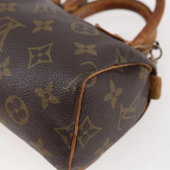 LOUIS VUITTON Monogram Mini Speedy Hand Bag M41534 LV Auth 144370 - Picture 5 of 16